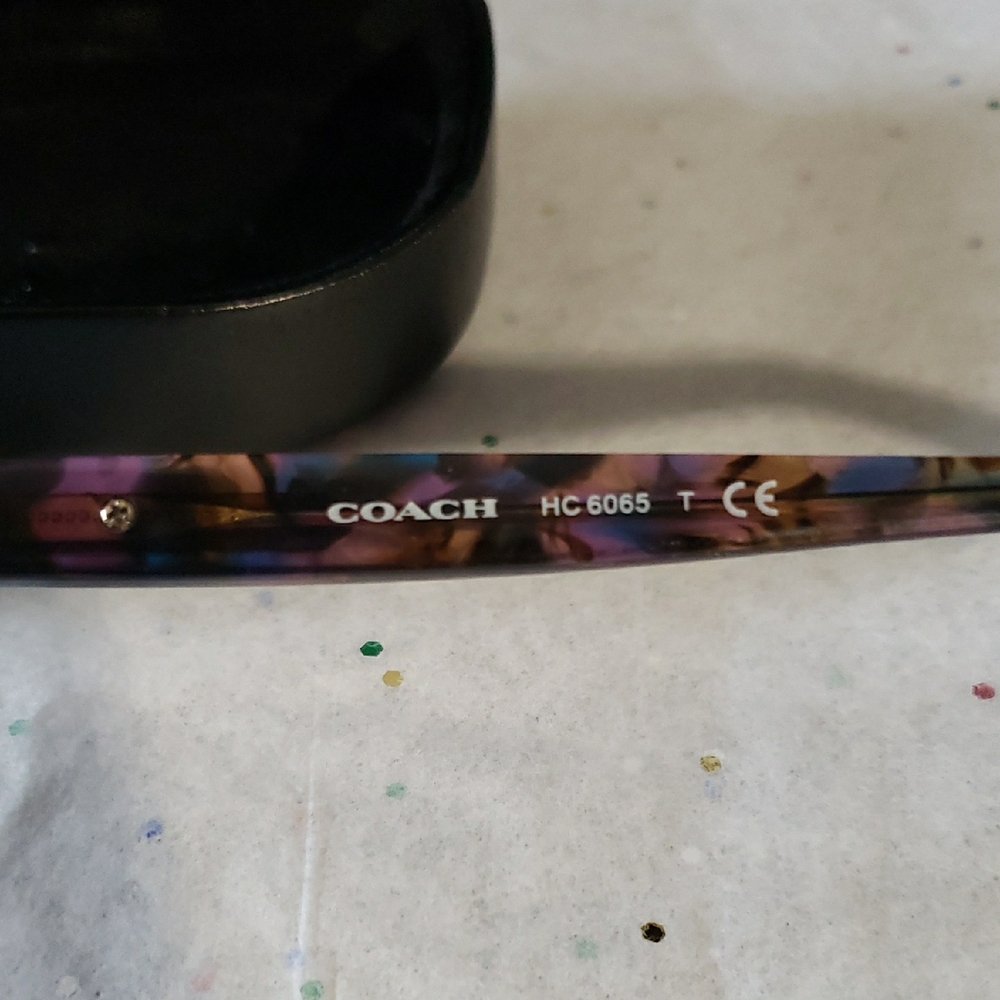 Coach Purple Rectangular Glasses - image 6